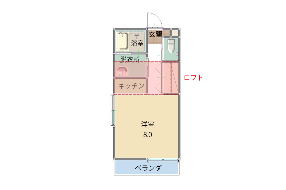 エスポワール 間取図